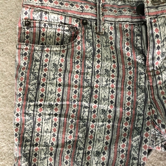 Free people tribal print jeans (cropped) - Picture 3 of 5